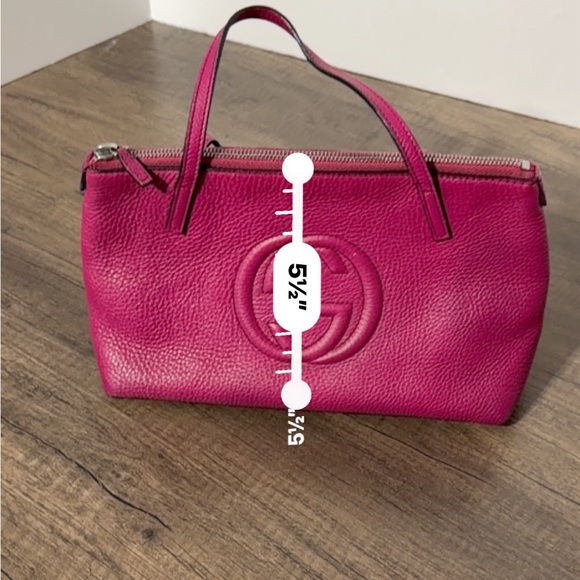 Gucci Fuchsia Leather Soho Mini Bag - Picture 10 of 10